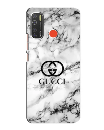 Чехол для TECNO Spark 5 Pro с картинкой «Gucci — мраморный шик»