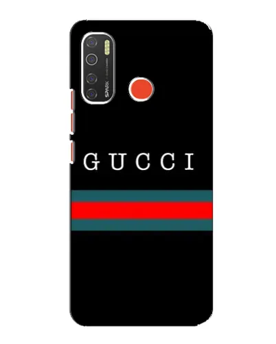 Чехол для TECNO Spark 5 Pro с картинкой «Gucci — красный пояс»
