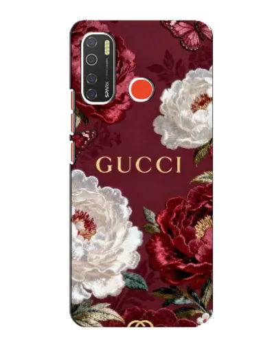 Чехол для TECNO Spark 5 Pro с картинкой «Gucci — бордовые розы» Чехол для TECNO Spark 5 Pro с картинкой «Gucci — бордовые розы»