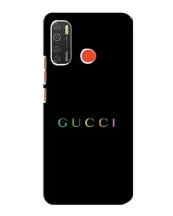 Чехол для TECNO Spark 5 Pro с картинкой «Gucci — неоновый минимализм»