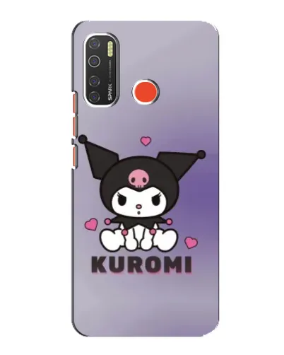 Чехол для TECNO Spark 5 Pro с картинкой «Kuromi — фиолетовый арт»