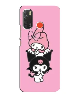 Чехол для TECNO Spark 5 Pro с картинкой «My Melody и Kuromi» Чехол для TECNO Spark 5 Pro с картинкой «My Melody и Kuromi»