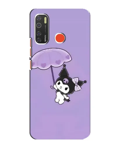 Чехол для TECNO Spark 5 Pro с картинкой «Kuromi с зонтиком»