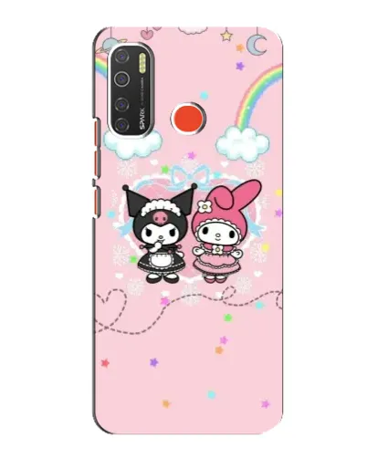Чехол для TECNO Spark 5 Pro с картинкой «My Melody и Kuromi»