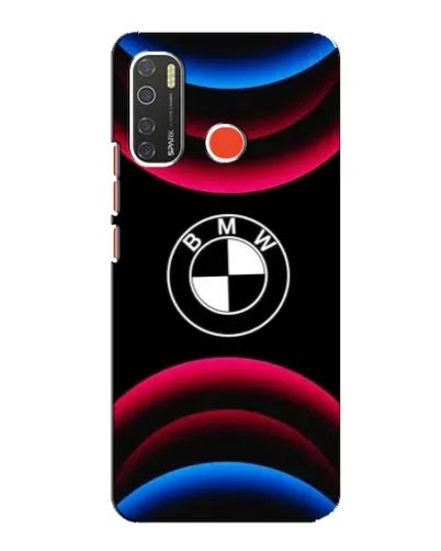 Чехол для TECNO Spark 5 Pro с картинкой «Логотип BMW и неоновые дуги» Чехол для TECNO Spark 5 Pro с картинкой «Логотип BMW и неоновые дуги»