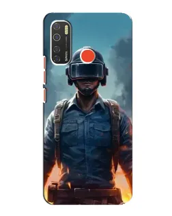 Чехол для TECNO Spark 5 Pro с картинкой «PUBG — реалистичный герой» Чехол для TECNO Spark 5 Pro с картинкой «PUBG — реалистичный герой»