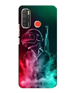 Чехол для TECNO Spark 5 Pro с картинкой «PUBG — огненный воин» Чехол для TECNO Spark 5 Pro с картинкой «PUBG — огненный воин»