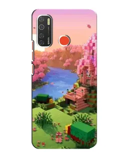Чехол для TECNO Spark 5 Pro с картинкой «Розовое дерево Minecraft» Чехол для TECNO Spark 5 Pro с картинкой «Розовое дерево Minecraft»