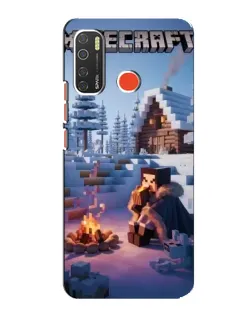 Чехол для TECNO Spark 5 Pro с картинкой «Зимний Minecraft» Чехол для TECNO Spark 5 Pro с картинкой «Зимний Minecraft»