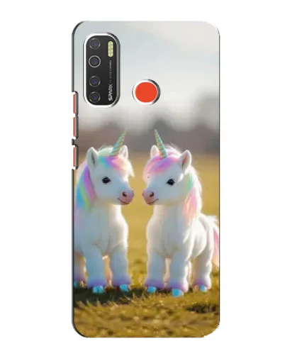 Чехол для TECNO Spark 5 Pro с картинкой «Пара единорогов» Чехол для TECNO Spark 5 Pro с картинкой «Пара единорогов»