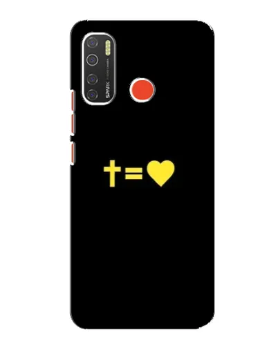 Чехол для TECNO Spark 5 Pro с картинкой «Сердце и Крест» Чехол для TECNO Spark 5 Pro с картинкой «Сердце и Крест»