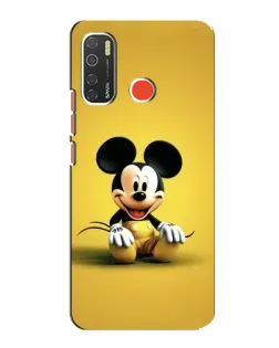 Чохол для TECNO Spark 5 Pro з картинкою «Міккі на жовтому»