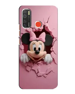 Чохол для TECNO Spark 5 Pro з картинкою «Мінні крізь стіну»