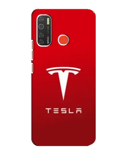 Чехол для TECNO Spark 5 Pro с картинкой «Tesla Red Classic»