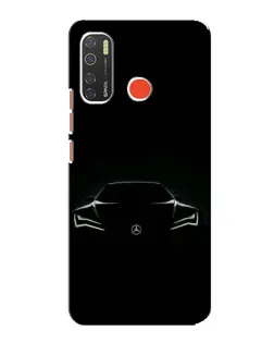 Чехол для TECNO Spark 5 Pro с картинкой «Mercedes — силуэт авто» Чехол для TECNO Spark 5 Pro с картинкой «Mercedes — силуэт авто»