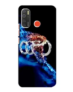 Чехол для TECNO Spark 5 Pro с картинкой «Энергия лого Audi»