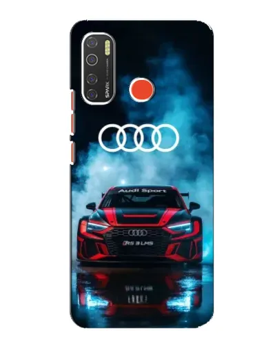 Чехол для TECNO Spark 5 Pro с картинкой «Audi Sport — неон»