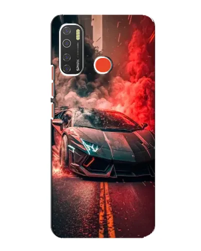Чохол для TECNO Spark 5 Pro з картинкою «Lamborghini червоний дим» Чохол для TECNO Spark 5 Pro з картинкою «Lamborghini червоний дим»