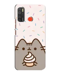 Чохол для TECNO Spark 5 Pro з картинкою «Пушин з кексом» Чохол для TECNO Spark 5 Pro з картинкою «Пушин з кексом»