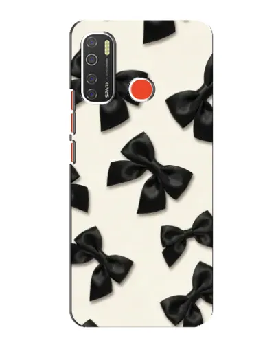 Чехол для TECNO Spark 5 Pro с картинкой «Черные бантики» Чехол для TECNO Spark 5 Pro с картинкой «Черные бантики»