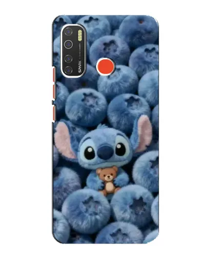 Чехол для TECNO Spark 5 Pro с картинкой «Стич и голубика» Чехол для TECNO Spark 5 Pro с картинкой «Стич и голубика»