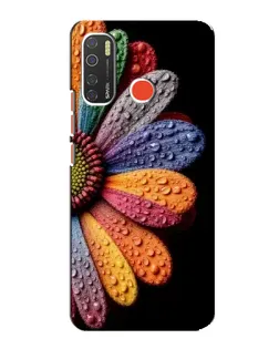 Чехол для TECNO Spark 5 Pro с картинкой «Радужный цветок» Чехол для TECNO Spark 5 Pro с картинкой «Радужный цветок»