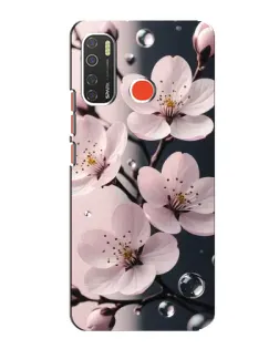 Чехол для TECNO Spark 5 Pro с картинкой «Нежная сакура и капли» Чехол для TECNO Spark 5 Pro с картинкой «Нежная сакура и капли»