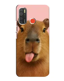 Чехол для TECNO Spark 5 Pro с картинкой «Капибара с языком» Чехол для TECNO Spark 5 Pro с картинкой «Капибара с языком»