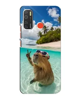 Чехол для TECNO Spark 5 Pro с картинкой «Капибара на море» Чехол для TECNO Spark 5 Pro с картинкой «Капибара на море»