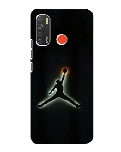 Чехол для TECNO Spark 5 с картинкой «Jordan Gradient Logo»