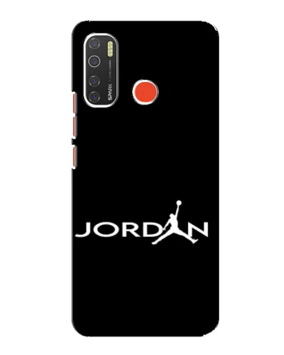 Чехол для TECNO Spark 5 с картинкой «Jordan White Logo»