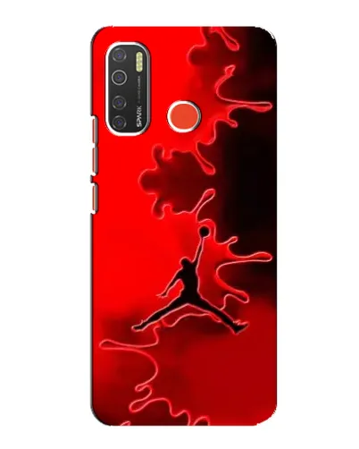 Чехол для TECNO Spark 5 с картинкой «Jordan Red Smoke»