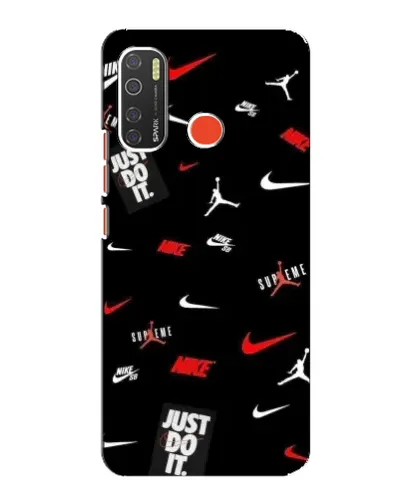 Чехол для TECNO Spark 5 с картинкой «Nike Mix Pattern»