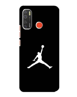 Чехол для TECNO Spark 5 с картинкой «Jordan Silhouette»