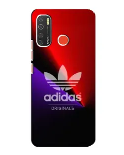 Чехол для TECNO Spark 5 с картинкой «Adidas Red Neon»