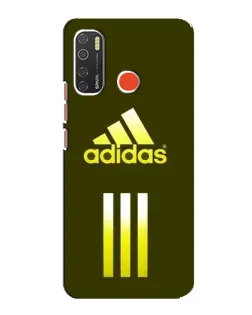 Чехол для TECNO Spark 5 с картинкой «Оливковый градиент Adidas»