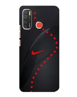Чехол для TECNO Spark 5 с картинкой «Абстрактный дизайн Nike»