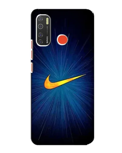 Чехол для TECNO Spark 5 с картинкой «Синий пульс Nike» Чехол для TECNO Spark 5 с картинкой «Синий пульс Nike»