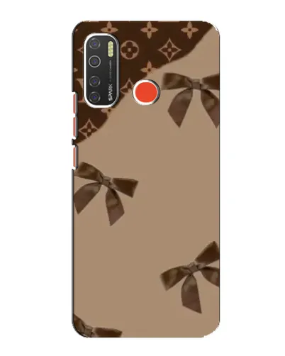 Чехол для TECNO Spark 5 с картинкой «LV — кофейный атлас»
