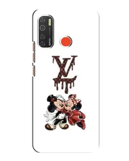 Чехол для TECNO Spark 5 с картинкой «LV и Микки Маус»