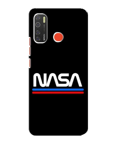 Чохол для TECNO Spark 5 з картинкою «NASA — класика Red Blue» Чохол для TECNO Spark 5 з картинкою «NASA — класика Red Blue»