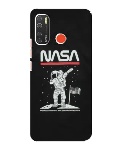Чохол для TECNO Spark 5 з картинкою «NASA — крокуємо по Місяцю» Чохол для TECNO Spark 5 з картинкою «NASA — крокуємо по Місяцю»