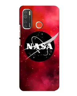 Чехол для TECNO Spark 5 с картинкой «NASA — красная туманность»