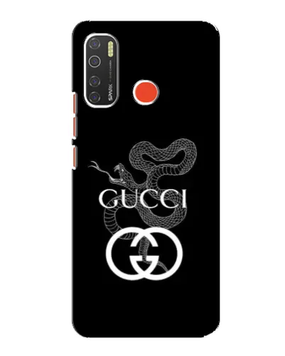 Чехол для TECNO Spark 5 с картинкой «Gucci — серебряная змея» Чехол для TECNO Spark 5 с картинкой «Gucci — серебряная змея»