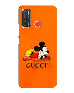Чохол для TECNO Spark 5 з картинкою «Міккі Маус Gucci — помаранч» Чохол для TECNO Spark 5 з картинкою «Міккі Маус Gucci — помаранч»