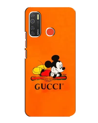 Чехол для TECNO Spark 5 с картинкой «Микки Маус Gucci — оранж» Чехол для TECNO Spark 5 с картинкой «Микки Маус Gucci — оранж»