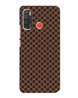 Чохол для TECNO Spark 5 з картинкою «Gucci — шоколадна сітка» Чохол для TECNO Spark 5 з картинкою «Gucci — шоколадна сітка»