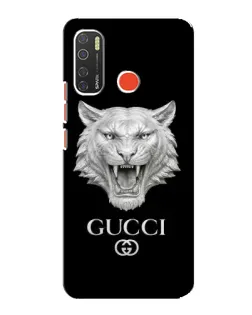 Чохол для TECNO Spark 5 з картинкою «Gucci — срібний лев» Чохол для TECNO Spark 5 з картинкою «Gucci — срібний лев»