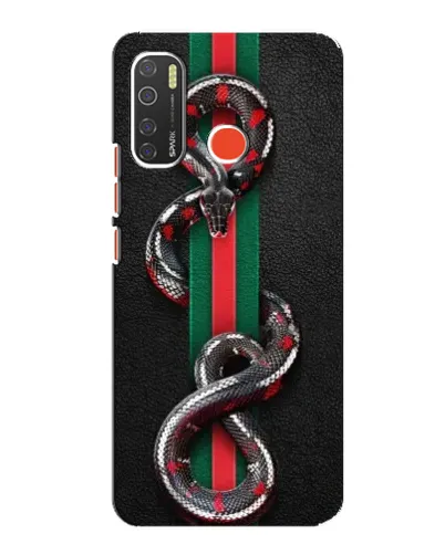 Чехол для TECNO Spark 5 с картинкой «Gucci — змея на полосе» Чехол для TECNO Spark 5 с картинкой «Gucci — змея на полосе»