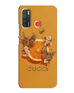 Чохол для TECNO Spark 5 з картинкою «Gucci — золоті метелики» Чохол для TECNO Spark 5 з картинкою «Gucci — золоті метелики»
